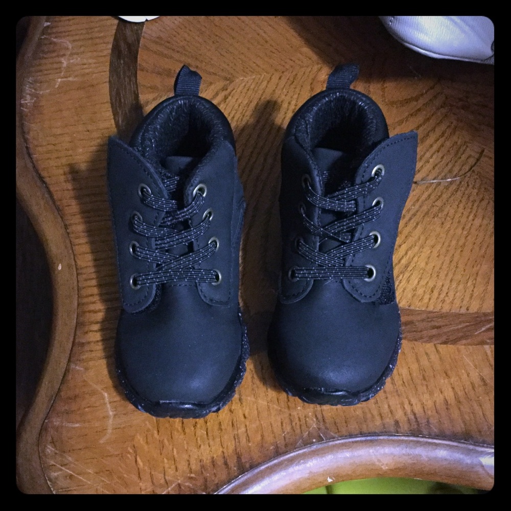 Black baby boots